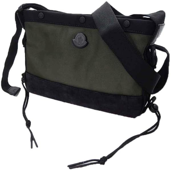 MONCLER ブラック ボディバッグ　DURANCE ショルダーバッグ ブラック Duranceベルトバッグ : バッグ&スモールアクセサリー 向けの
